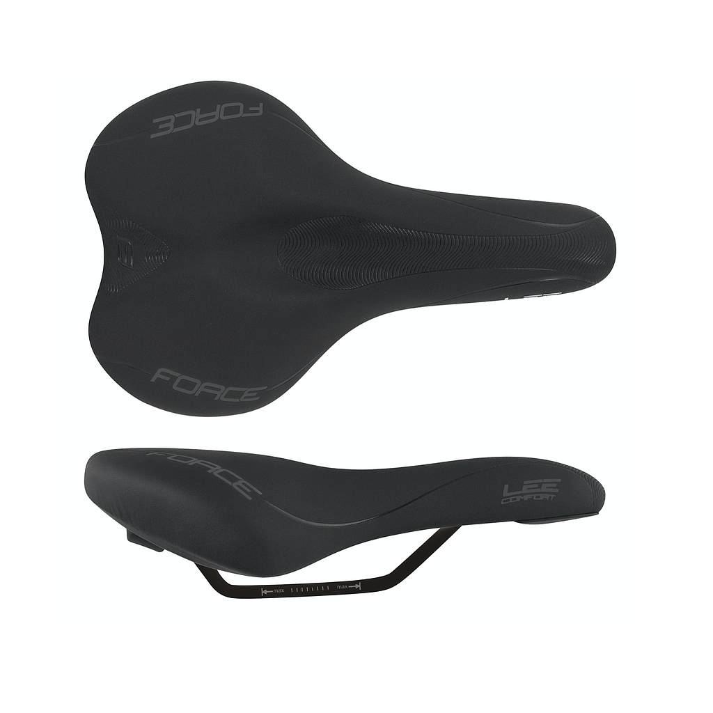 FORCE LEE COMFORT SPORTS SADDLE , BLACK