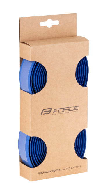 FORCE EVA HANDLEBAR TAPE &amp; PLUGS BLUE