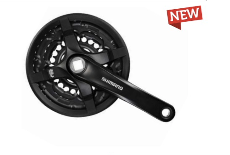 **SHIMANO FC-TY501   CHAINSET BLACK 42/34/24T