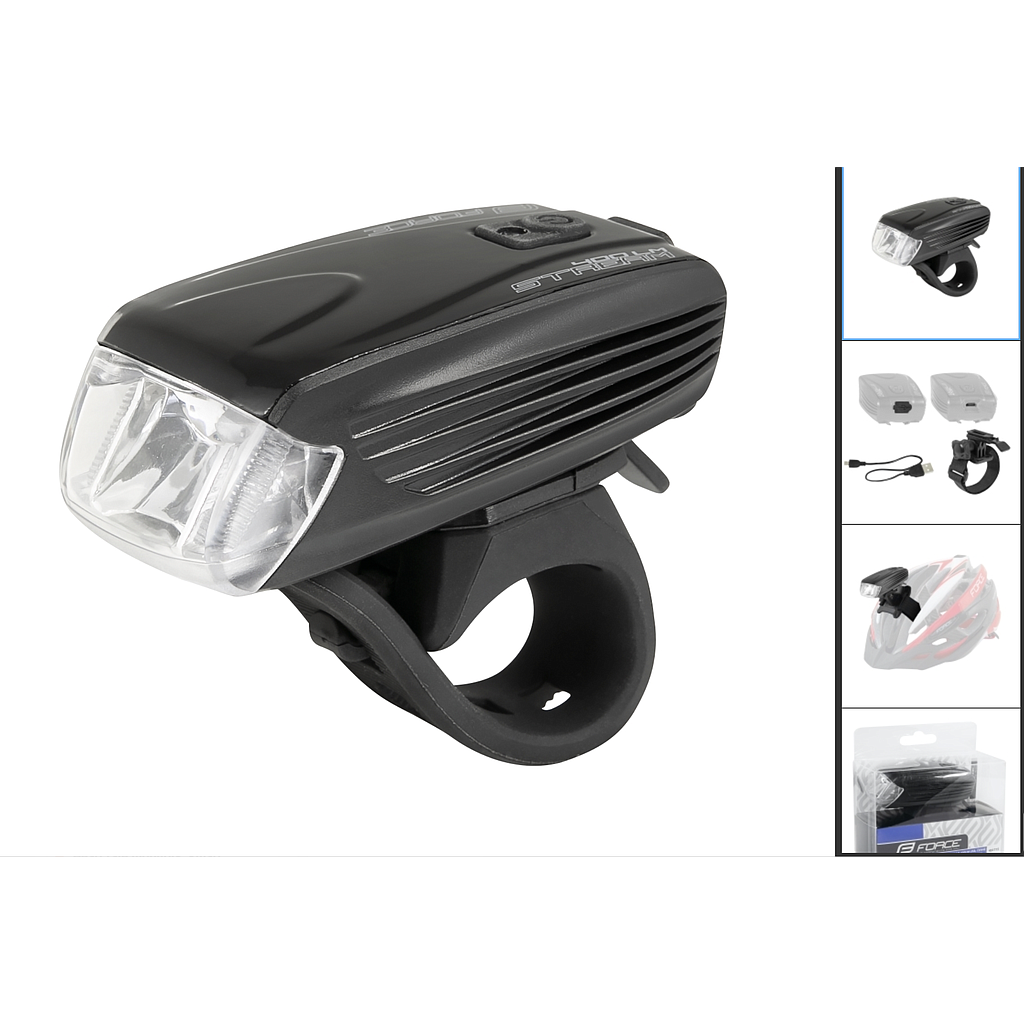**FORCE STREAM 400LM USB FRONT LIGHT