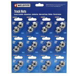 WELDTITE 9mm TRACK NUTS (1 PAIR )