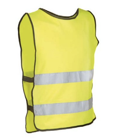 **ADULTS HIGH VISIBILITY REFLECTIVE VEST JACKET M-L