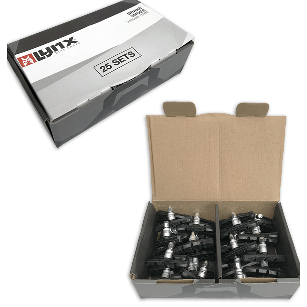 **LYNX V-BRAKE PADS 70mm OEM  (25 PAIRS)