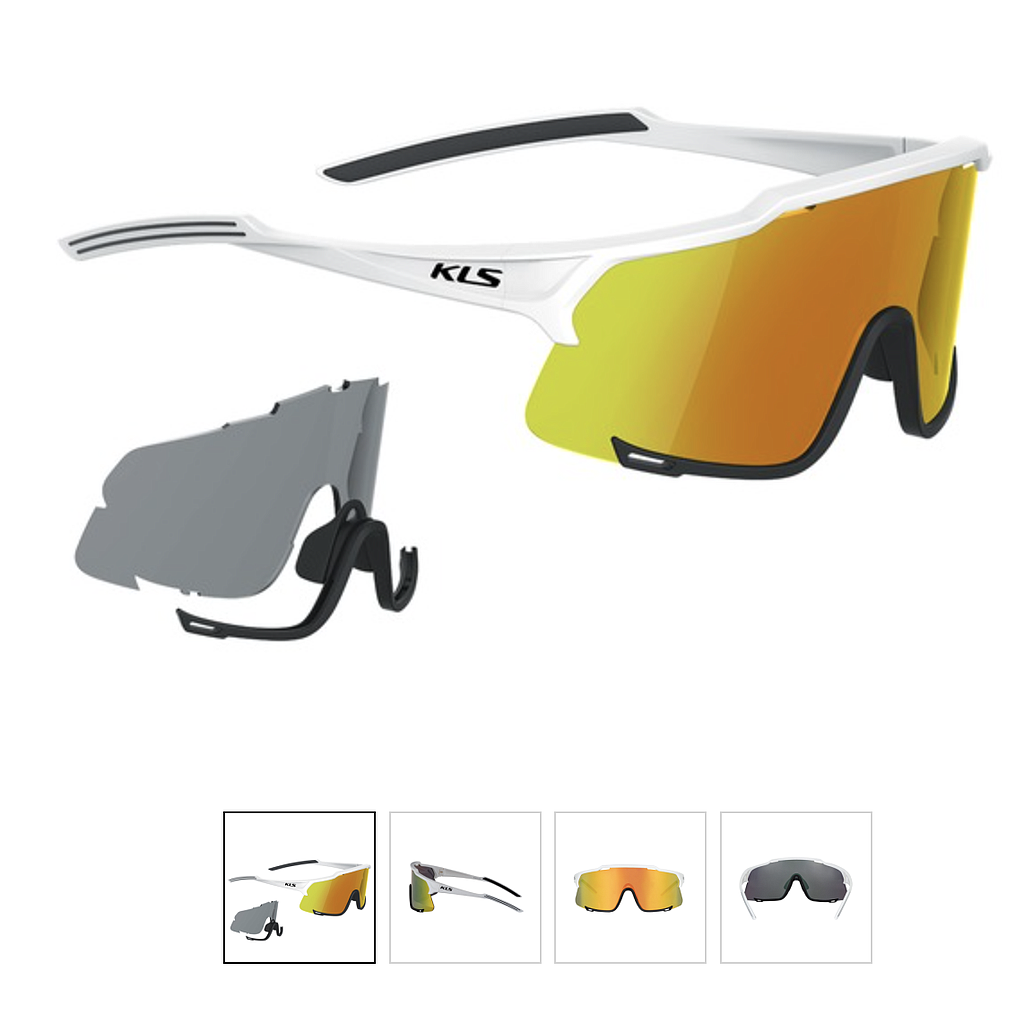 **KELLYS DICE SUNGLASSES SHINNY WHITE