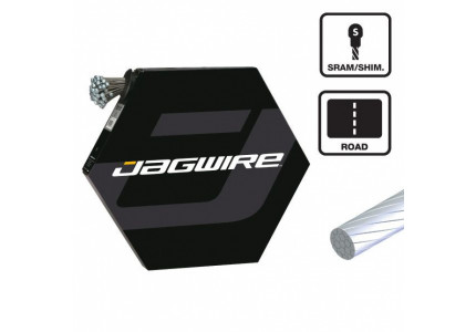 JAGWIRE ROAD SPORT BRAKE INNER PEAR CABLE SLICK GALVANISED 2000mm SRAM/SHIMANO (QTY 100)