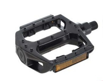 ALLOY BMX 1/2 PEDAL BLACK