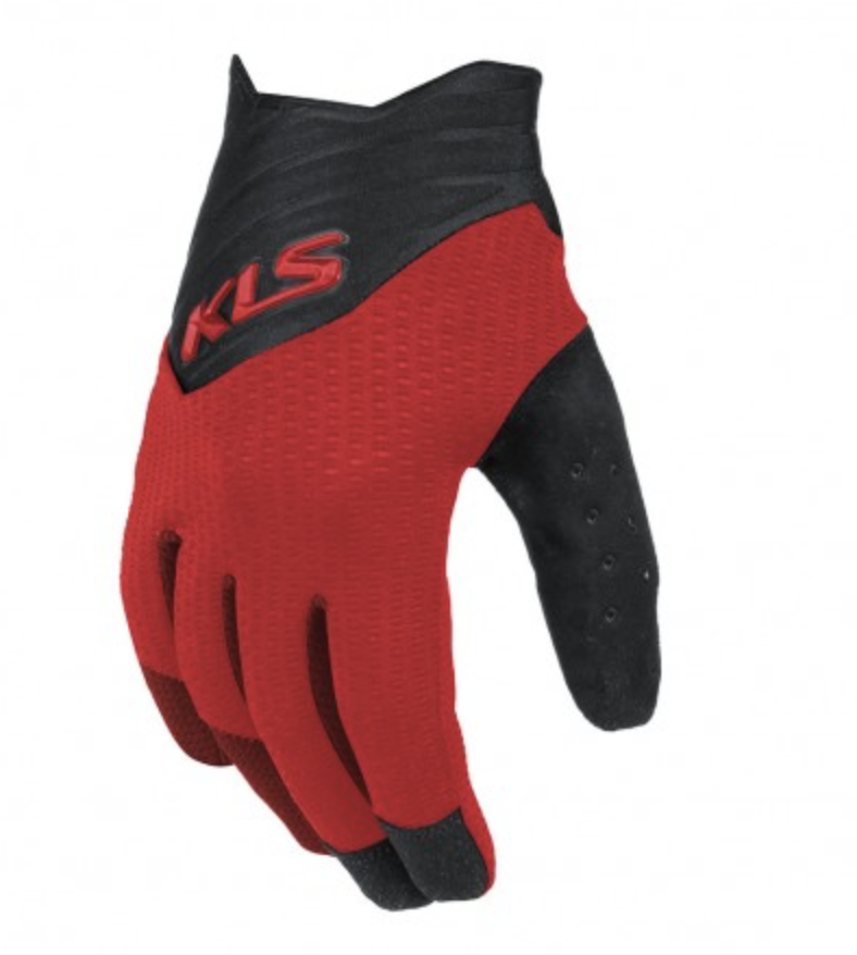 KLS CUTOUT LONG FINGER GLOVES XL RED