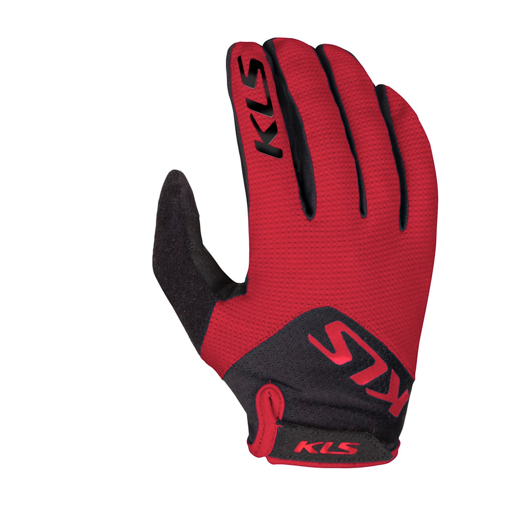 **KLS RANGE LONG FINGER GLOVES XL RED