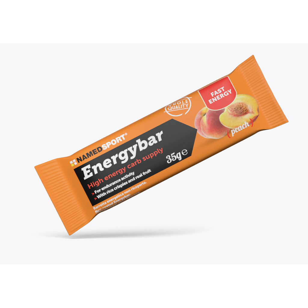 **NAMEDSPORT PEACH ENERGY BAR 35G (BOX OF 12)