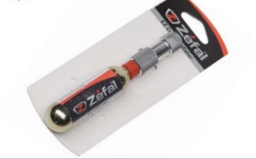 **ZEFAL EZ CONTROL &amp; 1 CO2 CYLINDER INFLATOR