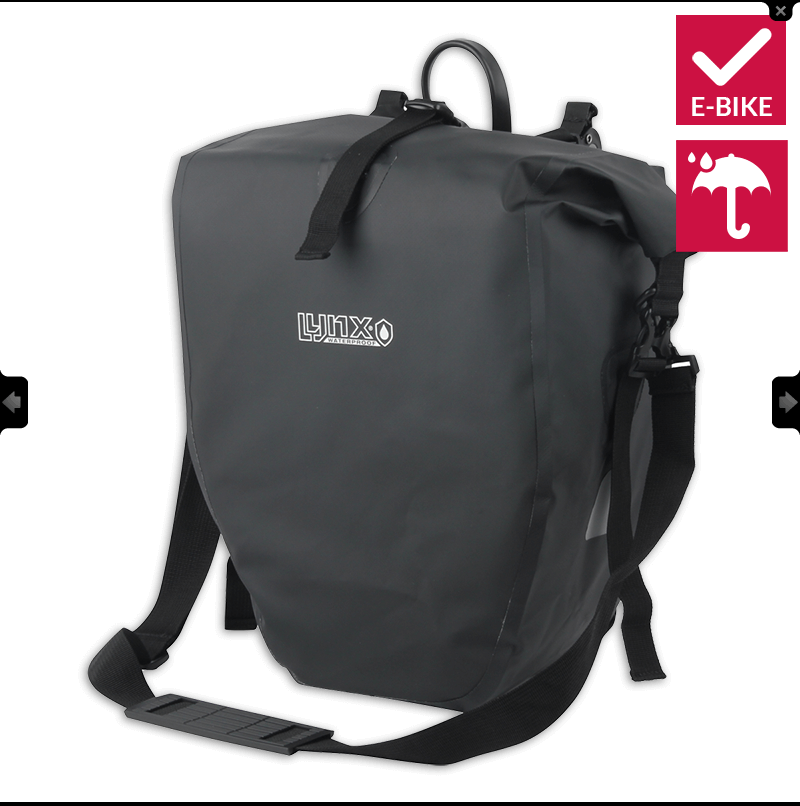 **LYNX ROCKY XL SINGLE PANNIER BAG 29 LTR