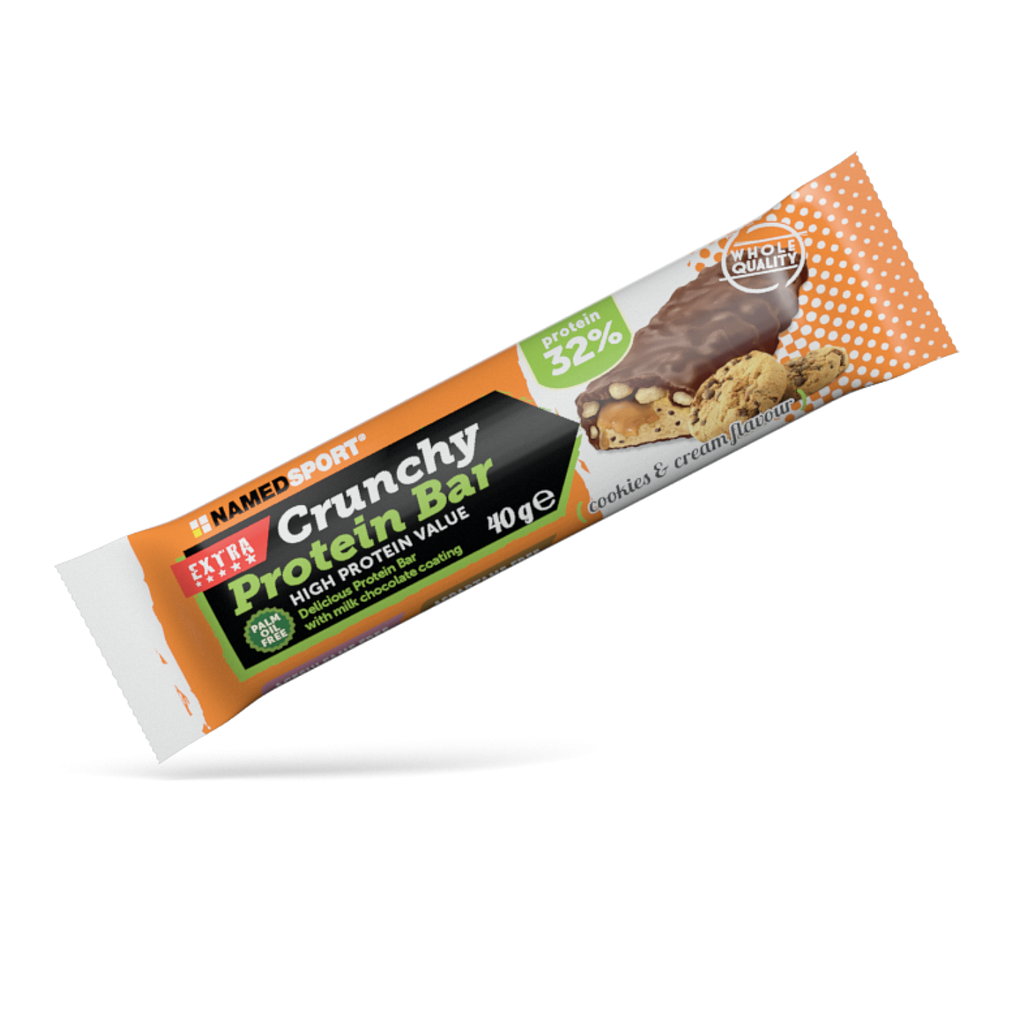 **NAMEDSPORT CAPPUCCINO CRUNCHY PROTEIN BAR 40G (BOX OF 24)