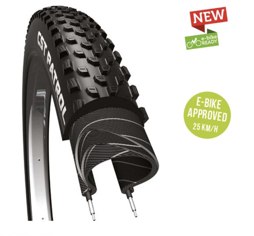 **CST PATROL TYRE E-BIKE APPROVED 27.5 X 2.60