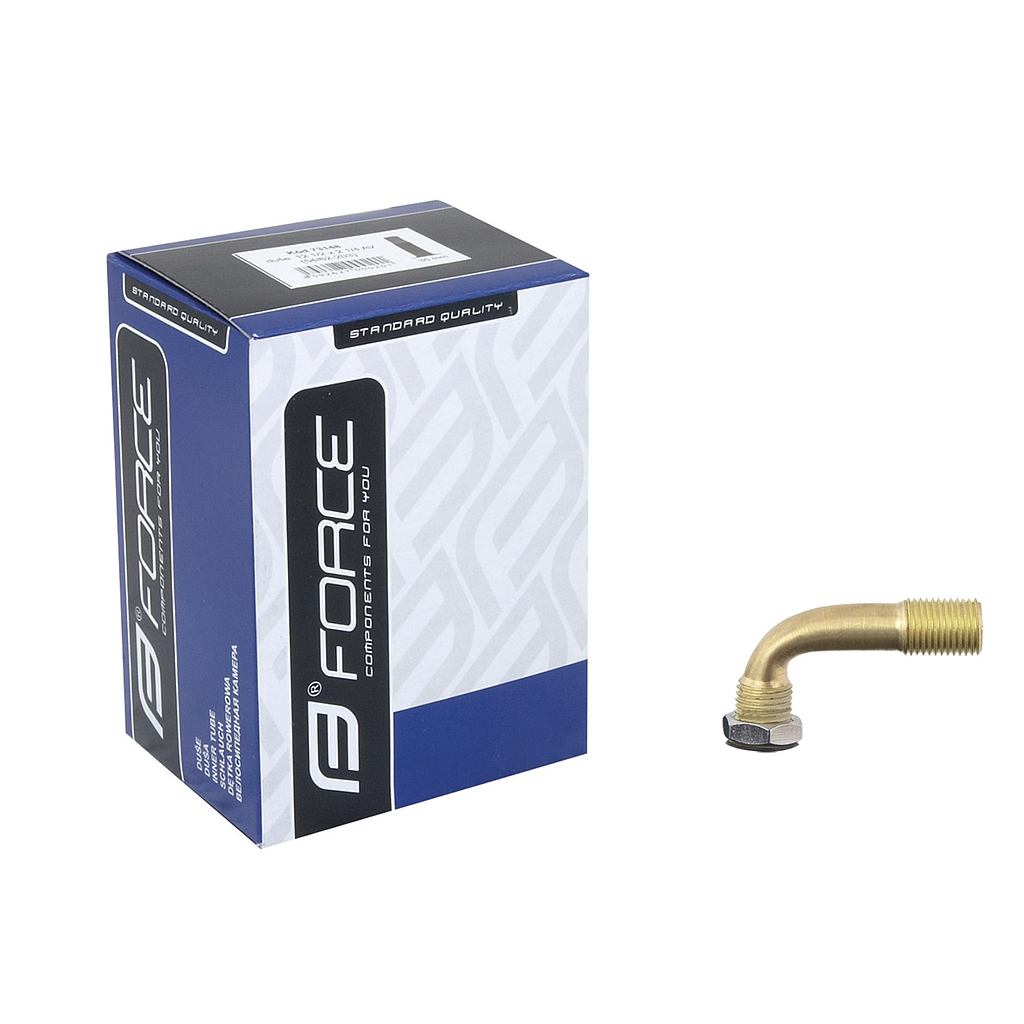 **FORCE SCHRADER (AUTO/CAR) VALVE 90 DEGREE TUBE 10 x 2