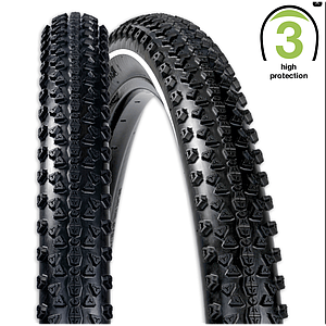 REXWAY CONNECTOR TYRE 27.5 X 2.10  3.5 mm PUNCTURE PROTECTION REFLECTIVE LINE BLACK