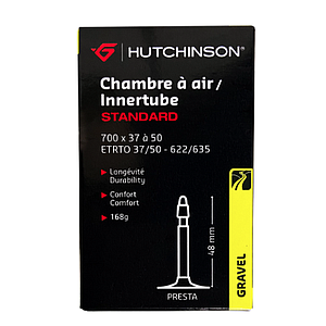 **HUTCHINSON PRESTA VALVE 48mm GRAVEL TUBE 700 x 37-50