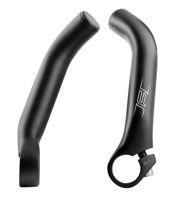 FORCE FREN BAR ENDS  AL 15 CM, MATT BLACK
