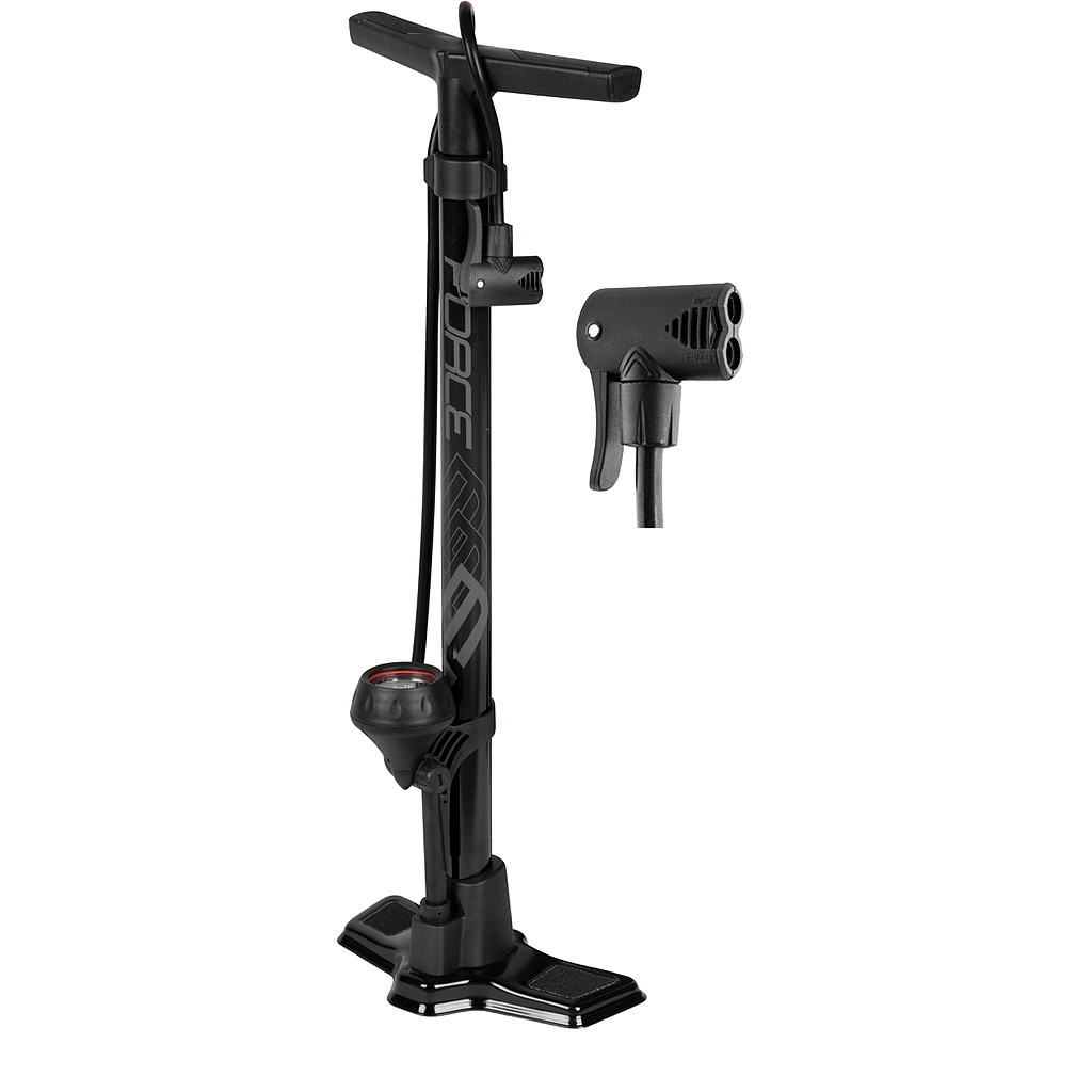 FORCE HOBBY 2.0 STEEL TRACK PUMP 11 bar  BLACK
