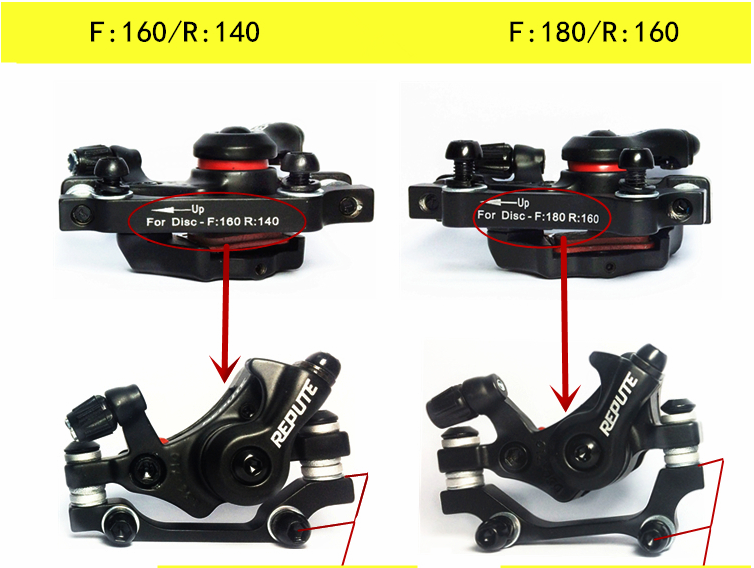 Repute mechanical disc brake clearance