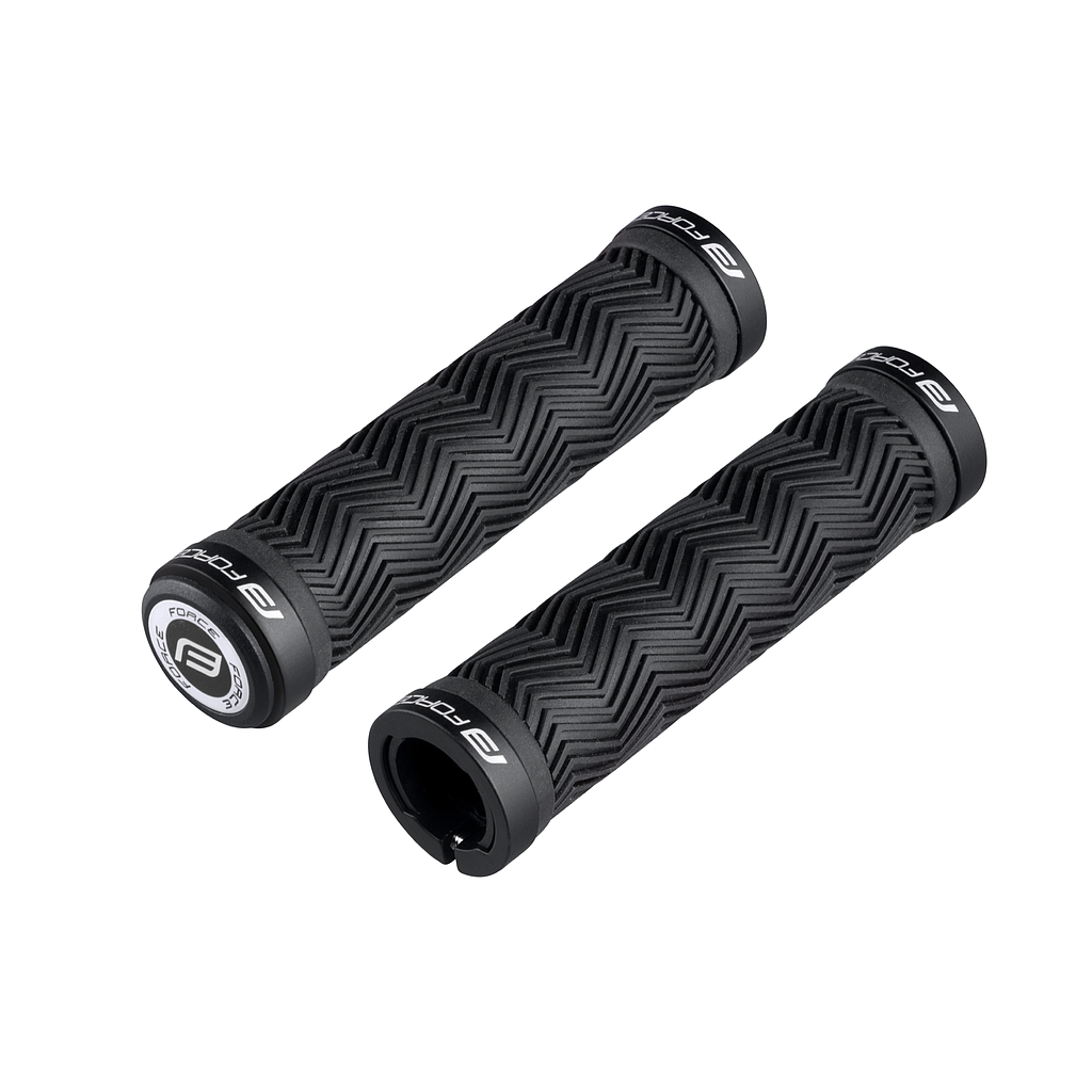 FORCE RUBBER LOCK ON GRIP, BLACK