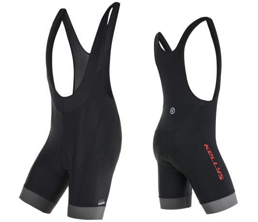 **KELLYS RIVAL BIBSHORTS WITH PADDING BLACK LARGE