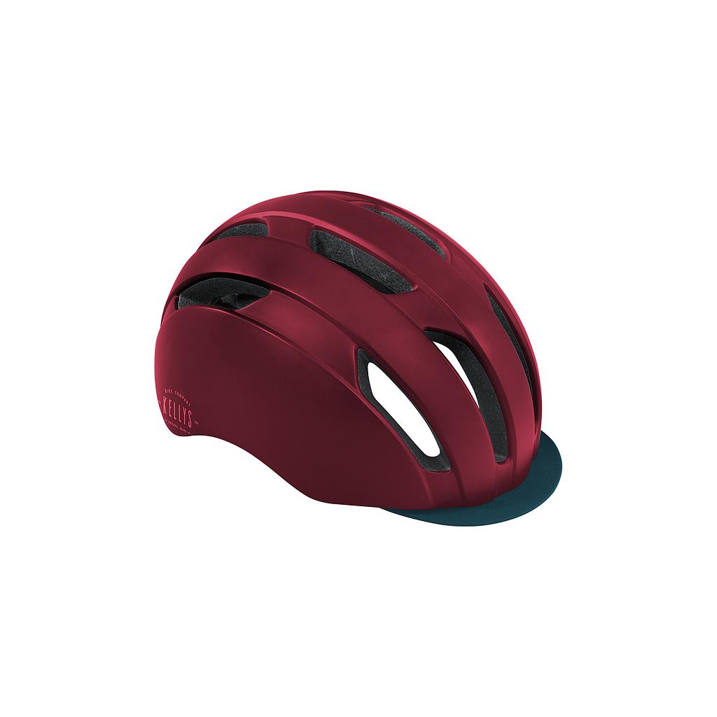 **KLS BY KELLYS TOWN CAP HELMET RUBY RED M/L 57-61