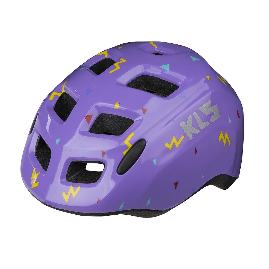 KLS BY KELLYS ZIGZAG JUNIOR HELMET PURPLE SMALL (49-53)