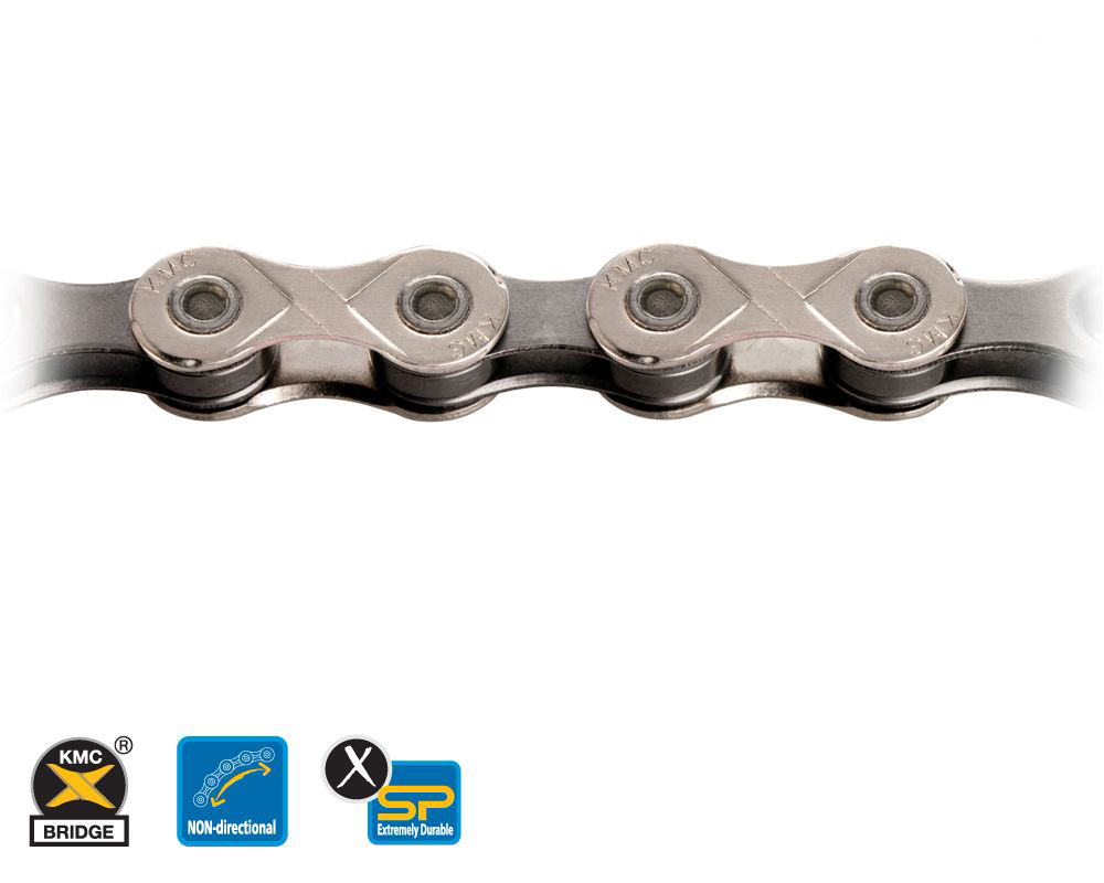 **KMC X10-93 10 SPEED CHAIN SILVER