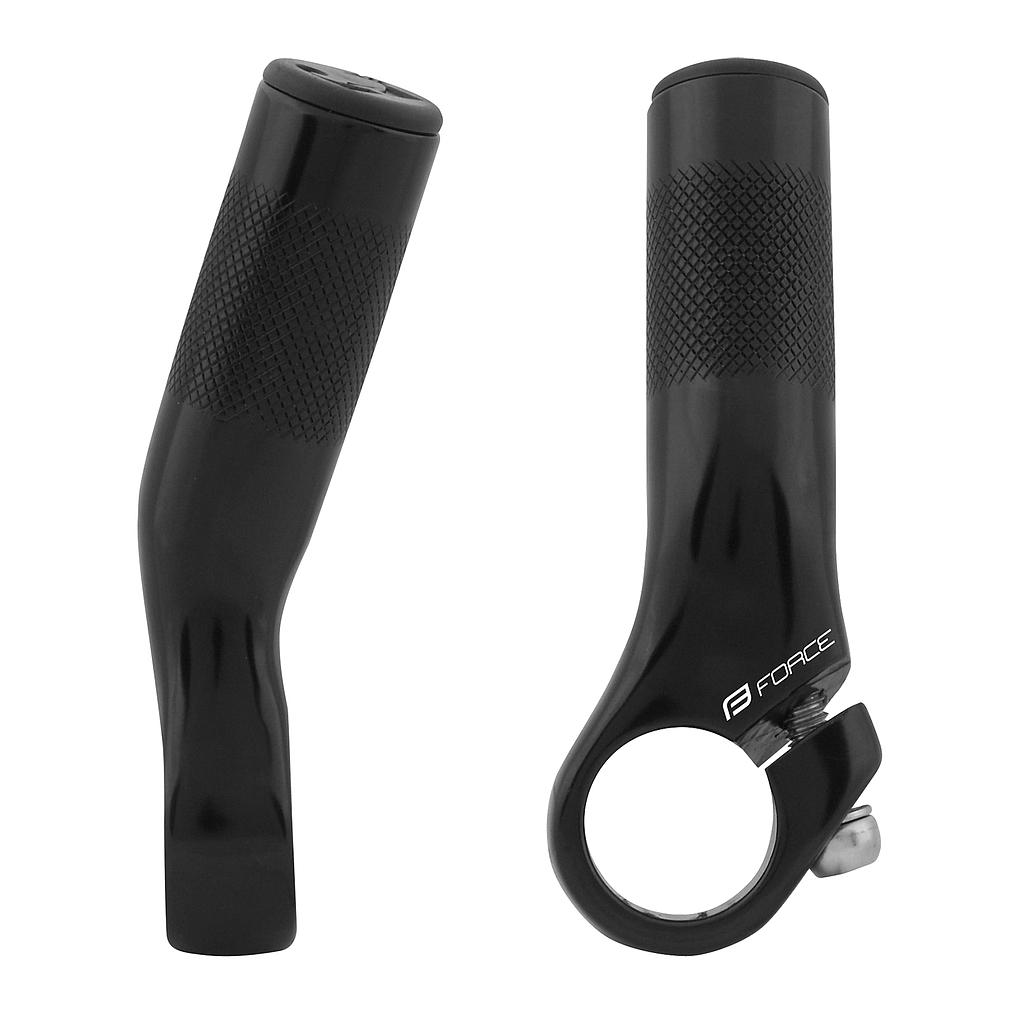 FORCE BET BAR ENDS  AL 9 CM, MATT BLACK