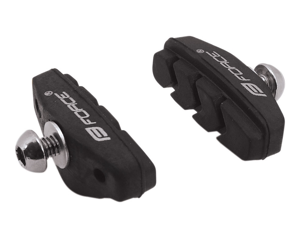 FORCE BRAKE SHOES F THREAD , BLACK 50MM(10 PAIRS )