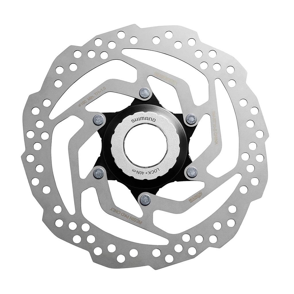 **SHIMANO DISC BRAKE ROTOR  SH SMRT54 CENTER LOCK 160 MM