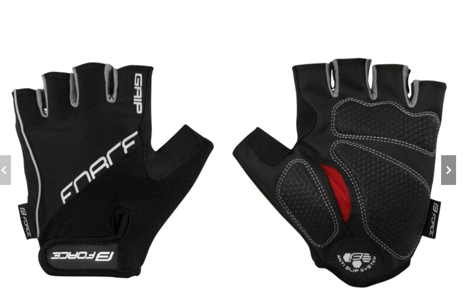 FORCE GRIP GEL MITTS S, BLACK