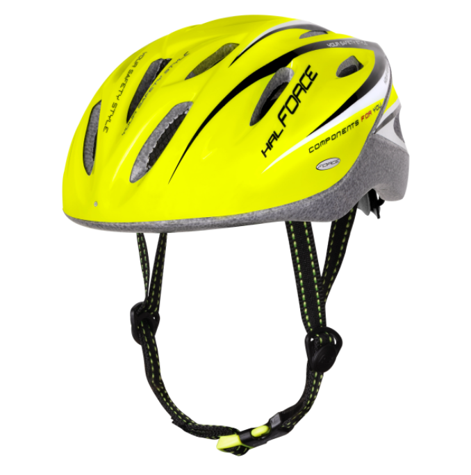 FORCE HAL HELMET, FLUO-BLACK L - XL