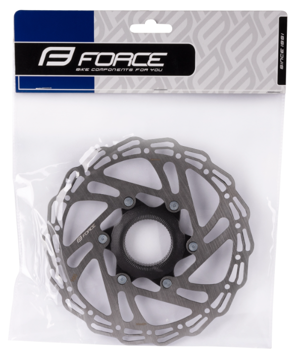 FORCE DISC BRAKE ROTOR  SH  CENTER LOCK 180 mm