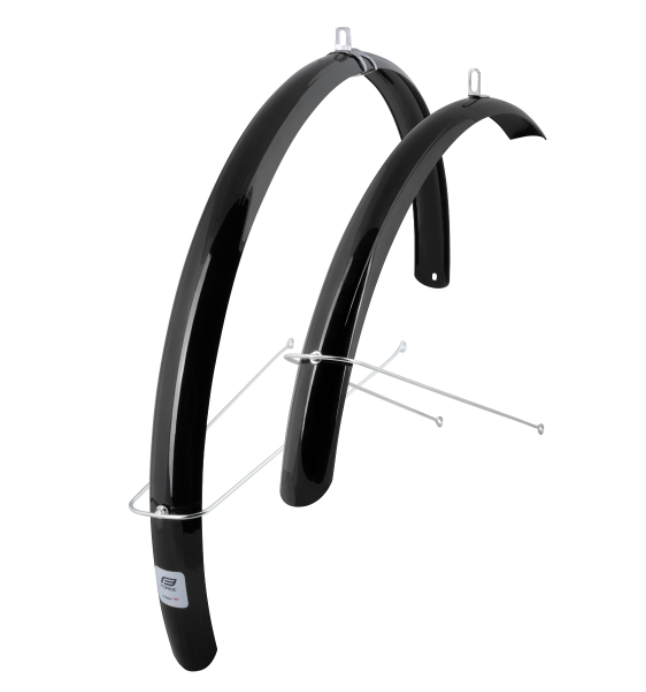 FORCE MUDGUARD PAIR  BLACK