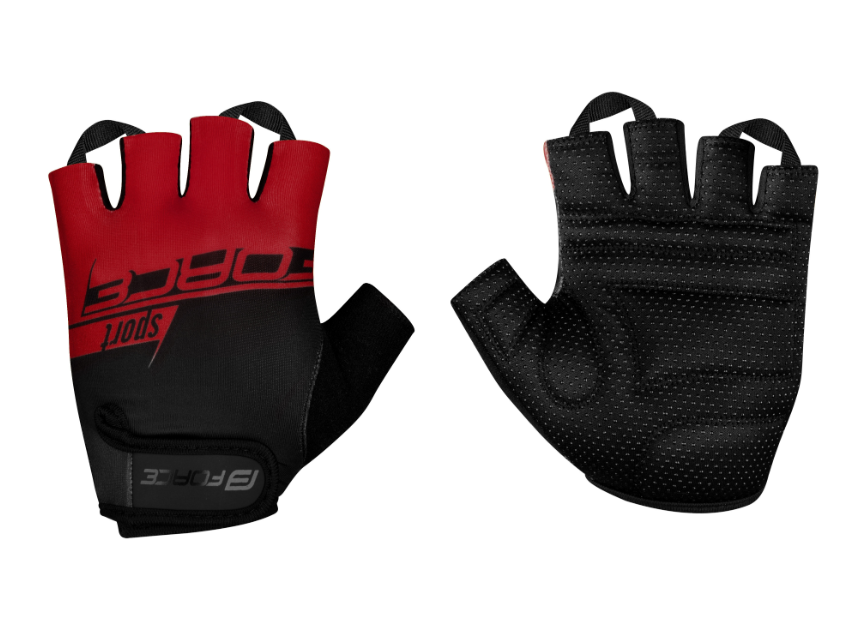 FORCE SPORT MITT, RED BLACK M