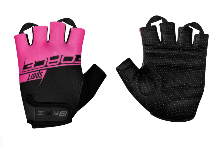 FORCE SPORT MITT, PINK BLACK S