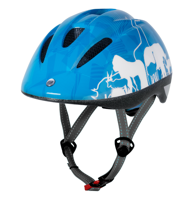 **FORCE FUN ANIMAL CHILDS HELMET BLUE/WHITE M (52-56)