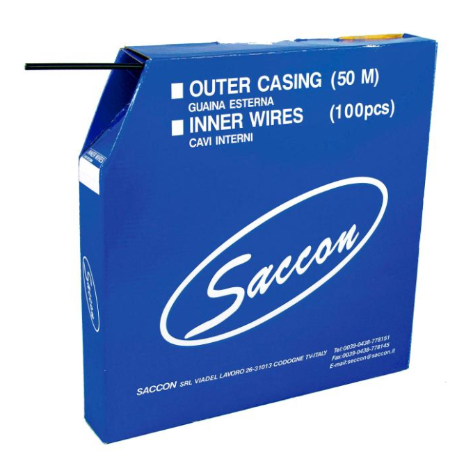 **SACCON 4 mmGEAR CASING 50M BLACK