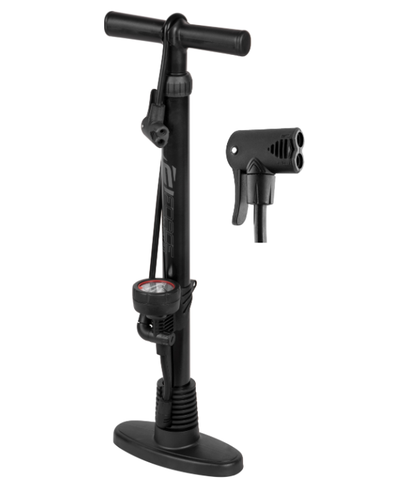 FORCE TOURIST 2.0 STEEL TRACK PUMP 11 bar  BLACK