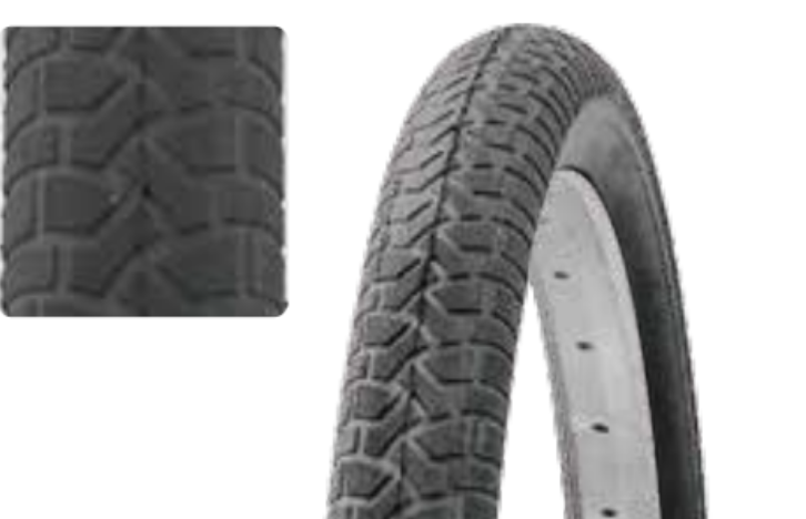 **COMPASS TYRE 14 X 1.95 3MM ANTI-PUNCTURE BLACK