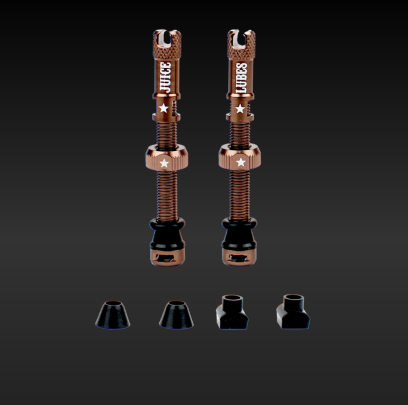 JUICE LUBES TUBELESS VALVE SET COPPER 48mm