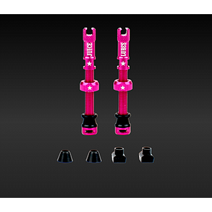 **JUICE LUBES TUBELESS VALVE SET PINK 48mm