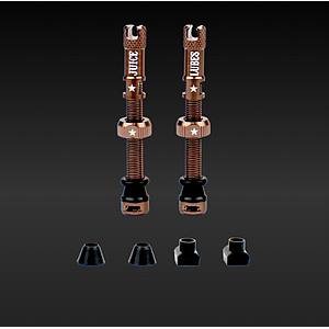 JUICE LUBES TUBELESS VALVE SET COPPER 65mm
