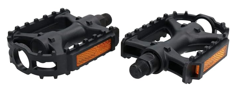 RESIN PEDAL WITH REFLECTOR 9/16&quot;