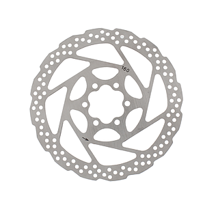 WAG 140 MM 6 BOLT DISC BRAKE ROTOR, SILVER