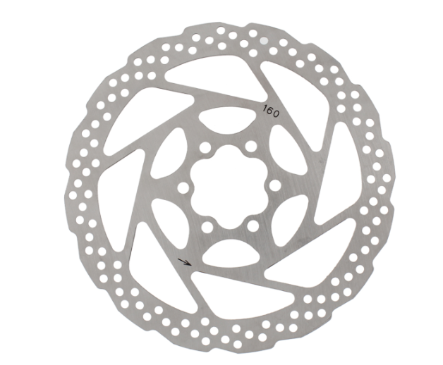 WAG 140 MM 6 BOLT DISC BRAKE ROTOR, SILVER