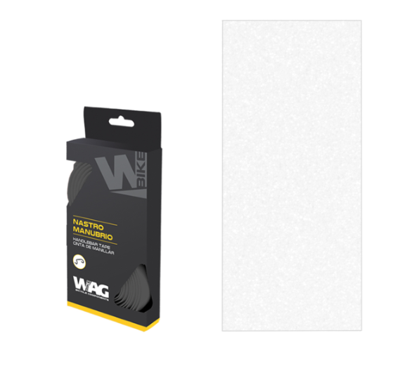 WAG BASIC HANDLEBAR TAPE &amp; PLUGS WHITE