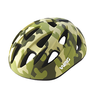 WAG SKY KIDS HELMET XS (48-52) CAMOUFLAGE GREEN