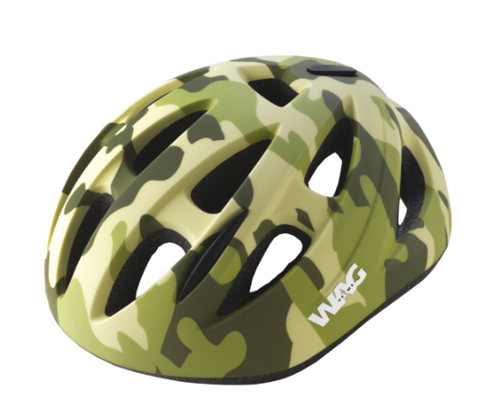 WAG SKY KIDS HELMET XS (48-52) CAMOUFLAGE GREEN